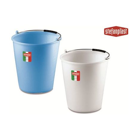 Secchio Senza Becco in Plastica Bianco 12 Litri
