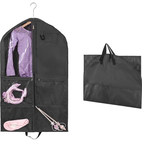 Housses de Vêtements,Housse Vetements à Suspendre avec Plusieurs Poches pour Enfants et Adultes,Housse de Protection pour Vêtements Imperméables avec Zip pour Danseurs (1/5)