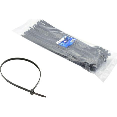 Fascette per cavi in nylon nero 430x7,6 mm UV 50 pezzi (35)