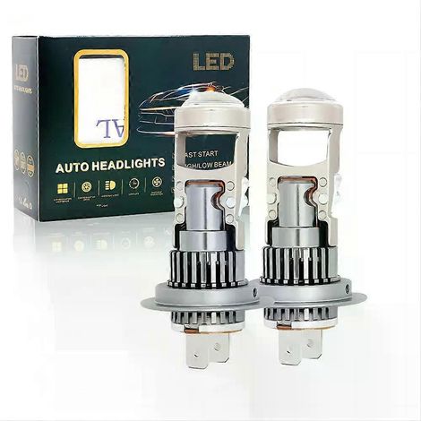 M01R Direktanschluss Integrierte H7 Linse H11 9005/9006/9012 Hell-Dunkel-Grenze LED-Scheinwerfer für Automobil und Motorrad Ultrahell Blendfrei (1/4)