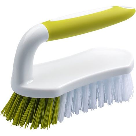 Cepillo de limpieza de plástico - Cerdas resistentes, para suelos y cocina, hogar (1/5)