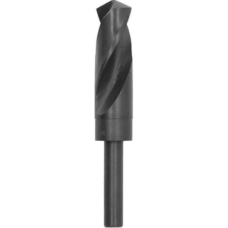 Spiralbohrer aus HSS (Hochleistungsschnellstahl), 1/2"-Zylinderschaft, 25,5 mm Schneide, schwarz