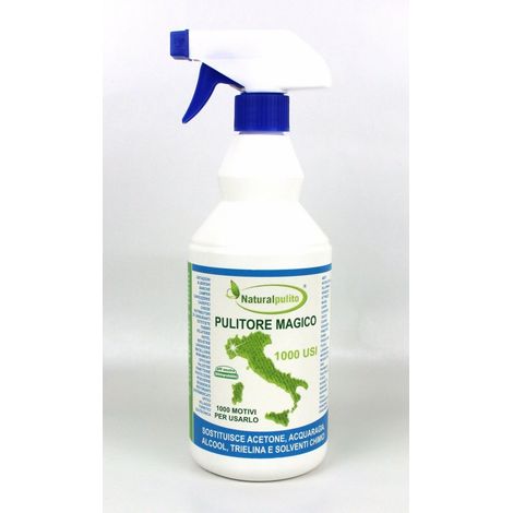 DETERGENTE CONCENTRATO PULITORE MAGICO 1000 USI 100% NATURALE 750ML