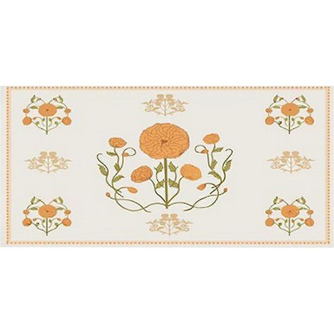 Tapis long à pompons tissé à la main - Tapis d'entrée antidérapant pour l'intérieur (maison, salle de bain, cuisine, chambre), 130 x 60 cm (1/5)