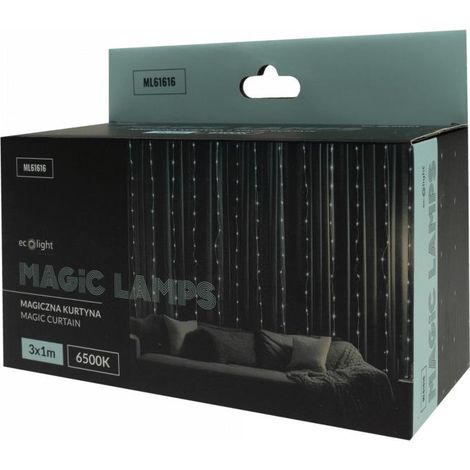 TENDA MAGICA 200LED 3M1M 6500K DC5V                                                                     - Luce FREDDA (1/2)