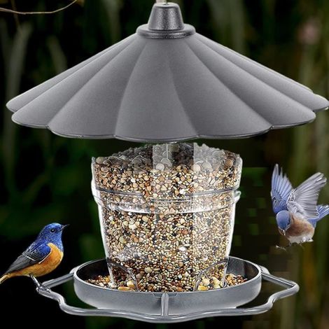 Mangeoire à oiseaux sauvages Mangeoire pour oiseaux sauvages pliable Panorama Gazebo mangeoire pour animalerie jouet