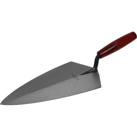 Marshalltown M1911P Philadelphia Pattern Brick Trowel with Plastic Handle – 11-inch Professional Masonry Trowel