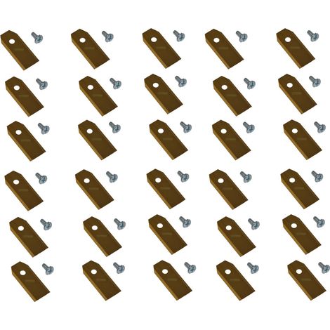 30 X 4,3 CM lame en titane pour robots tondeuse McCulloch ROB R600, R1000 / FLYMO 1200R (1/3)