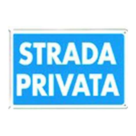 Cartello strada privata cm 20X30 (1/2)