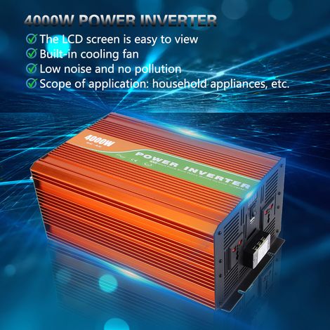 4000W Reiner Sinus-Hochfrequenz-Auto-Solarwechselrichter, 110V Ausgangsspannung, 48V (1/5)