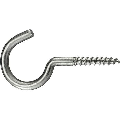 Connex Schraubhaken 3,0 x 40 mm Edelstahl rostfrei A2 6 Stück Hakenschrauben