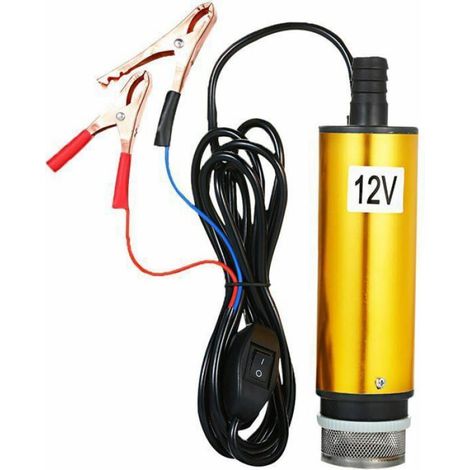 Pompe Submersible - Acier Inoxydable - 12 V / 24 V - Débit 30 L/min - Pour Diesel Et Kérosène - 1 Pièce (1/5)