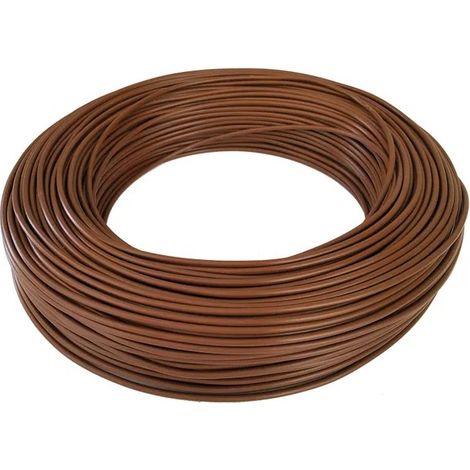 CAVO UNIPOLARE TIPO 'FS17' 1 x 4,0 mmq - marrone