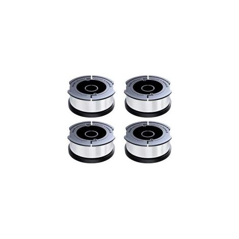 Lot de bobines automatiques pour BLACK+DECKER – Remplacement AF-100-3ZP – Tête de coupe B4+0+0 sans capot, coupe nette (1/5)