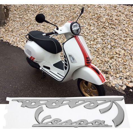 3D-Aufkleber-Emblem für Vespa GTS300 LX125 LX150 IE Sprint Primavera 300 LX LXV SuperSilver-Crezuo