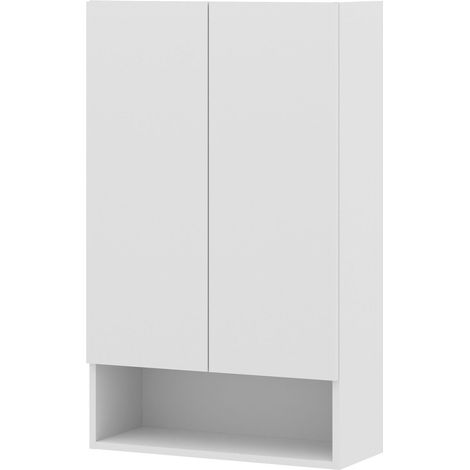 Armoire suspendue ADI 60 au-dessus de la machine à laver, blanche (1/3)