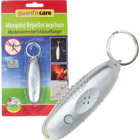 GG86 Repellente per zanzare portatile con torcia a LED e portachiavi