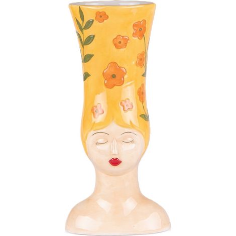 Table Passion - Vase femme marge jaune 39 cm