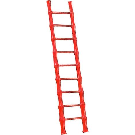 Mini échelle miniature décorative, accessoire pour maison de poupée, jardin féérique, chambre, bureau, étagère-Red 9 Step