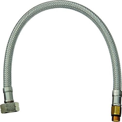 Flexible tuyau de pression 46254 M10x1 x M15x1 350mm chromé