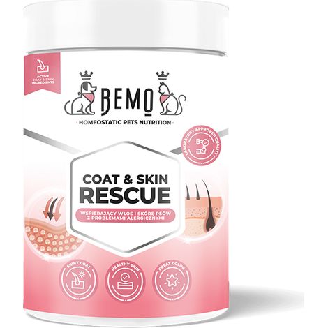 Bemo Coat & Skin Rescue - cuidado de la piel y el pelaje para perros con alergias 500 g