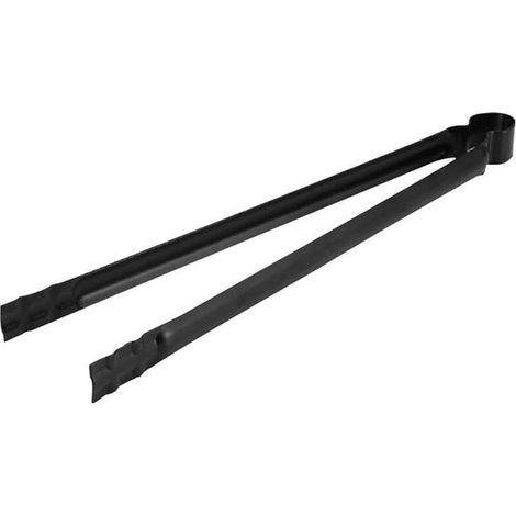 Pince à charbon de bois de 28 cm pour barbecue extérieur, outil indispensable pour une utilisation en extérieur et au jardin.-AquaForge (1/4)
