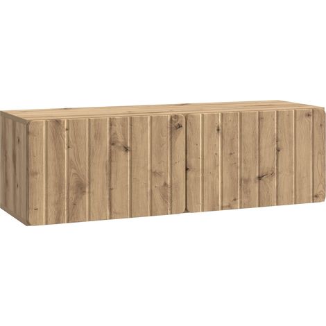vidaXL  Wall-Mounted TV Cabinet  Artisan Oak 98 x 31 x 30 cm