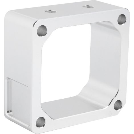 Entretoise de suppression du réchauffeur de grille d'admission d'air pour Dodge RAM Cummins 5.9L 98-07, couleur argent. (1/5)