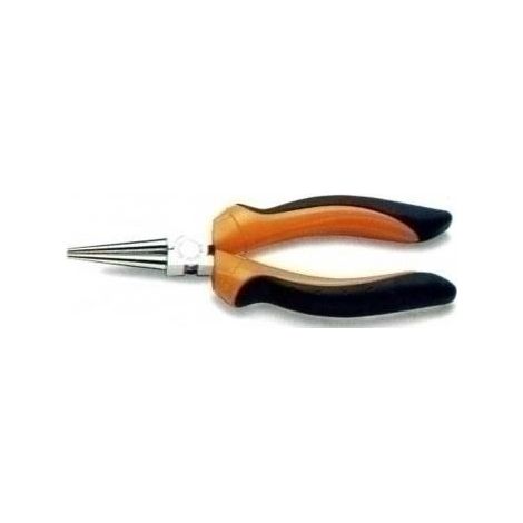 BETA - PINZA A BECCHI TONDI LUNGHI ZIGRINATI CON IMPUGNATIRA BIMATERIALE 140MM
