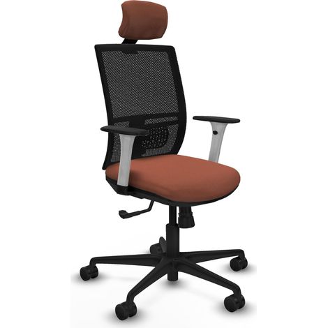 Silla de oficina piqueras y crespo Yunquera negra malla ajustable (1/2)