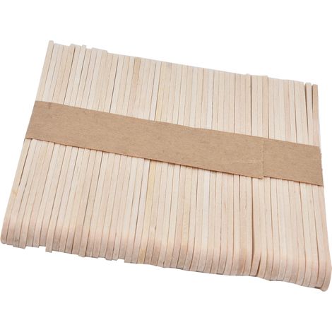 50 Stück Dochthalter aus Birke, einfach zu verwenden, wiederverwendbarer Wachskernhalter aus Holz zur Kerzenherstellung, 114 x 10 mm, Einzelloch (1/5)