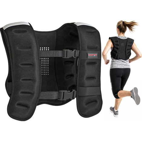 SPORTNOW 10kg Weighted Vest with Adjustable Straps and Reflective Strips (1/5)