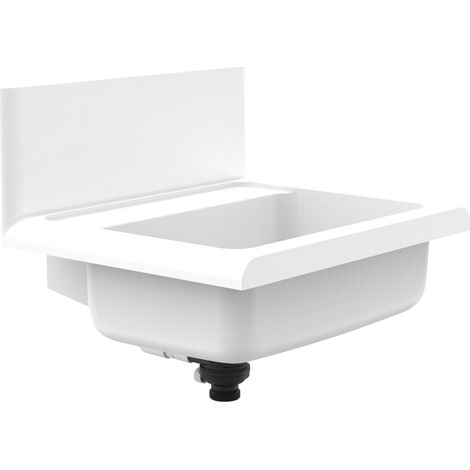 Sanit lineo lavabo vasque plastique blanc, capacité 12 l
