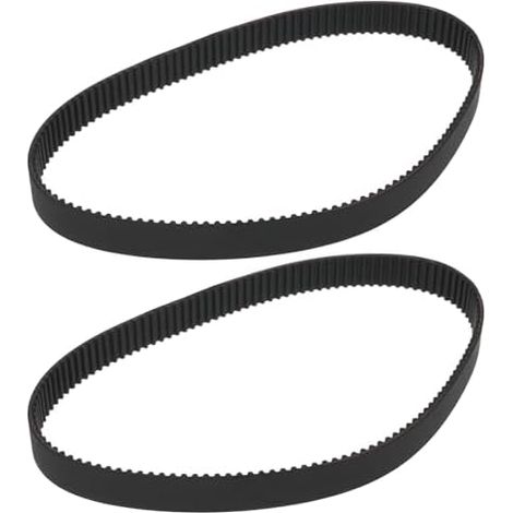 Lot de 2 courroies dentées pour râteau à gazon 5055194-01/2 Compatible avec Flymo Compact 3400 (1/5)