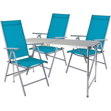 3-teiliges Campingmöbel Set 120x60x58/70cm-MMC330872+2xMMC5000P (1/4)