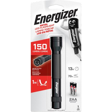 Energizer Taschenlampe Value Metal inkl. 2 x AA schwarz (1/2)