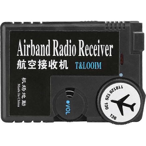 118-136MHz Airband Récepteur Radio Haute Sensitivity Air-To-Ground Aeronautical Band Receptor Numérique Récepteur Radio