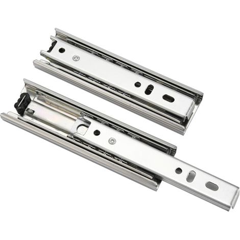 Mini glissières de tiroir courtes de 5 pouces, 2 pièces, Rail de guidage de meubles, Extension complète, quincaillerie d'armoire de cuisine (1/5)