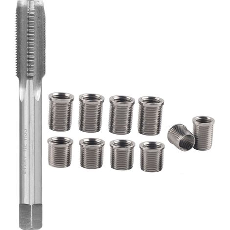 Kit de réparation de filetage de bougie d'allumage : boulon M10x1.0 + taraud M12x1.0 (accessoires automobiles) (1/5)