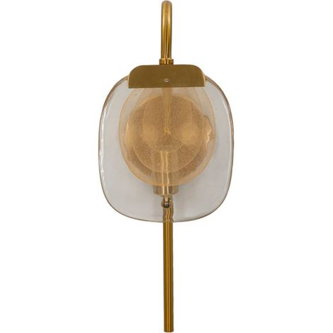Applique da parete in vetro oro, 15x14x38 cm – Lampada Softy (1/5)
