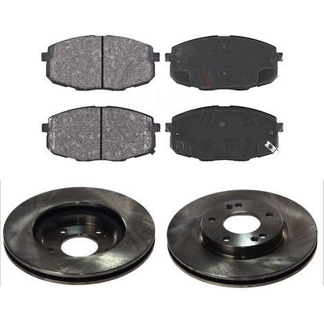 KIT FRENI ANTERIORI compatibile con HYUNDAI i30, (FD) - DISCHI + PASTIGLIE OEM: FDB1869, FDB4448 / 18151 /SOSTITUZIONE DIRETTA/BASSA POLVERE/SILENZIOSO (1/5)