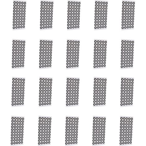 Marqueur de balayage 3D PET mat, point de suivi à forte adhérence pour la métrologie, l'ingénierie inverse, l'inspection industrielle, 1000 pièces (1/5)