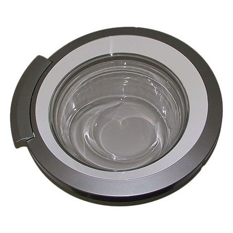 Hublot complet d'origine en plexiglass (334629-59377) (00704287) Lave-linge SIEMENS, BOSCH, CONSTRUCTA, GAGGENAU