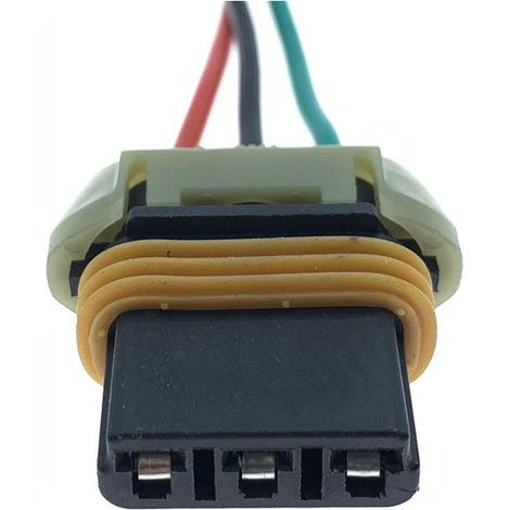 Connecteur de ventilateur de voiture, connecteur de faisceau de câblage étanche à trois trous, capteur d'oxygène de ventilateur DJ7025W-2.8 -- connecteur simple