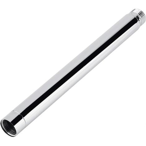 Barre d'extension de douche en acier inoxydable, rallonge pour flexible de douche, 300 mm (g1/2) (1/4)