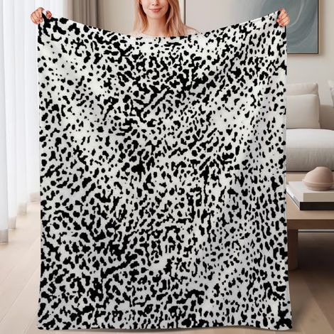 Couverture polaire moelleuse 60x80 pouces, idéale pour lit, canapé, voyage, camping et extérieur (1/4)