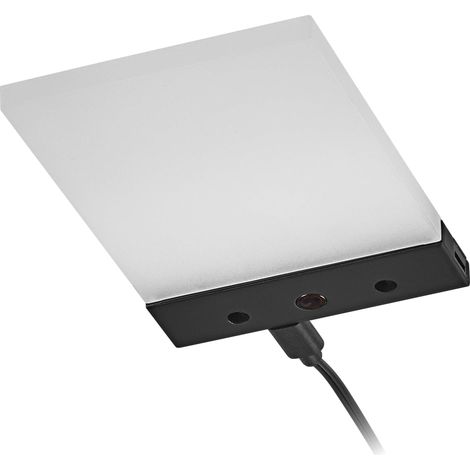 OSRAM Éclairage sous-meuble Acrylux PANNEAU Court Unité de base, 3.5W, 165lm, CCT 2700K/4000K, Aluminium/PMMA, Capteur IR, (1/4)