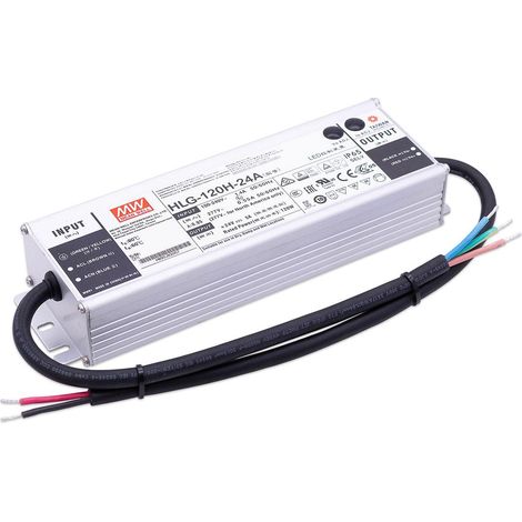 Mean Well HLG-120H-24A LED Netzteil 120W 24V 5A IP65 Schaltnetzteil CV (1/4)