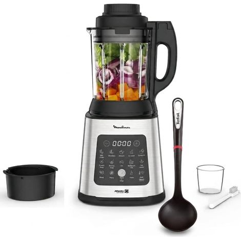 Blender Chauffant Bol verre 2L 1400W Inox (1/5)
