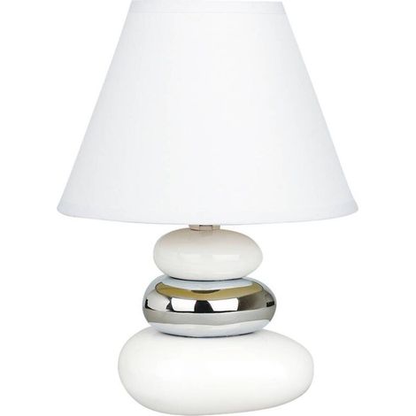 Lampe de nuit ACKERMAN avec abat-jour blanc E14 Salem 4949 Rabalux (1/4)